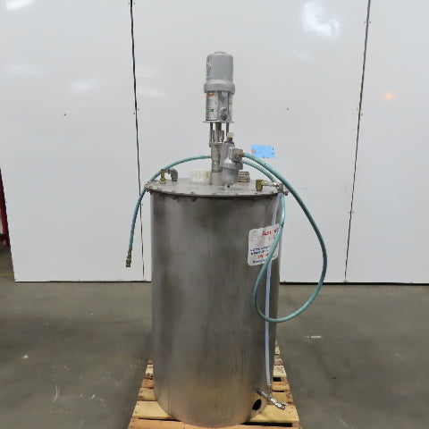 Autoquip Inc. 80 Gallon Stainless Steel Mix Storage Tank W/224-350 Graco Pump