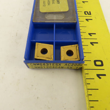 Sumitomo CNMG431ESX Carbide Turning Insert 80° Diamond Lot Of 2