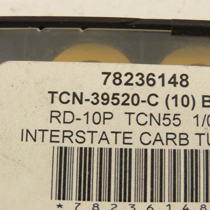 Interstate TCN-39520-C 5/8" Carbide TiN Coated Ball Nose Cutter Insert Lot Of 7