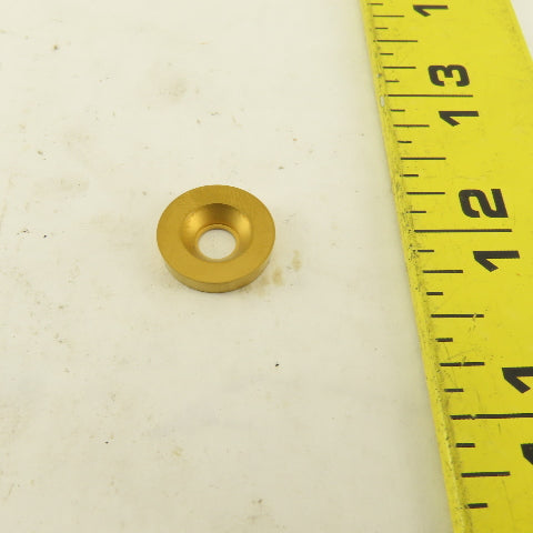 Interstate TCN-39520-C 5/8" Carbide TiN Coated Ball Nose Cutter Insert Lot Of 7