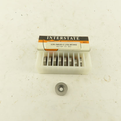 Interstate ICR-39520-C 5/8" Carbide Uncoated Ball Nose Indexing Cutter Lot Of 9
