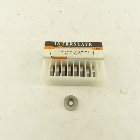 Interstate ICR-39520-C 5/8" Carbide Uncoated Ball Nose Indexing Cutter Lot Of 9