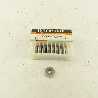 Interstate ICR-39520-C 5/8" Carbide Uncoated Ball Nose Indexing Cutter Lot Of 9
