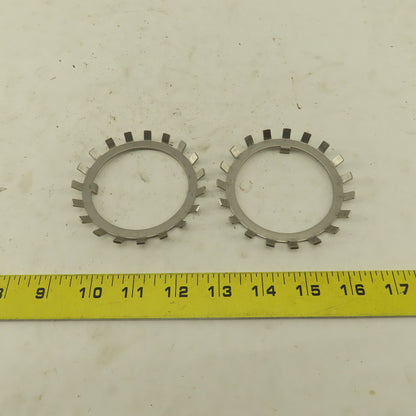 Whittet-Higgins WS-13 Stainless Steel Bearing Lock Washer 2.588" ID Lot Of 2