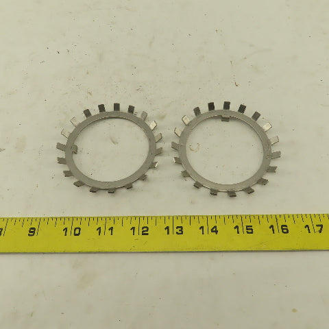 Whittet-Higgins WS-13 Stainless Steel Bearing Lock Washer 2.588" ID Lot Of 2