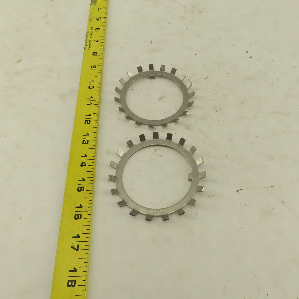 Whittet-Higgins WS-13 Stainless Steel Bearing Lock Washer 2.588" ID Lot Of 2