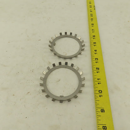 Whittet-Higgins WS-13 Stainless Steel Bearing Lock Washer 2.588" ID Lot Of 2