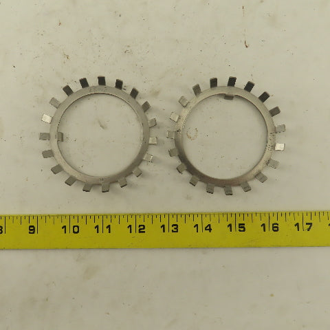 Whittet-Higgins WS-13 Stainless Steel Bearing Lock Washer 2.588" ID Lot Of 2