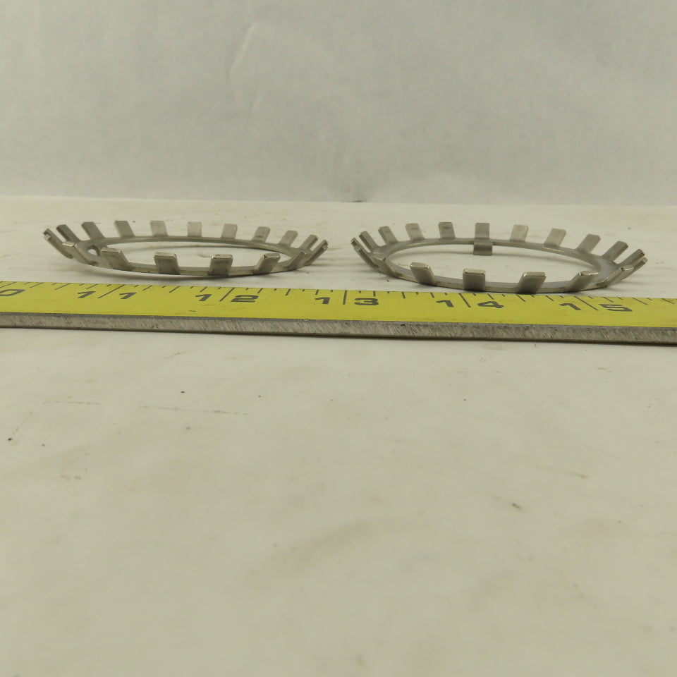 Whittet-Higgins WS-13 Stainless Steel Bearing Lock Washer 2.588" ID Lot Of 2
