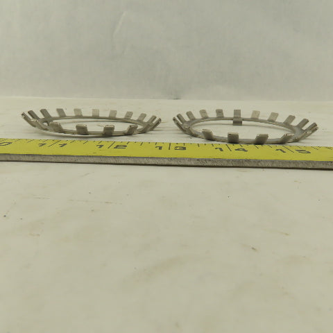 Whittet-Higgins WS-13 Stainless Steel Bearing Lock Washer 2.588" ID Lot Of 2