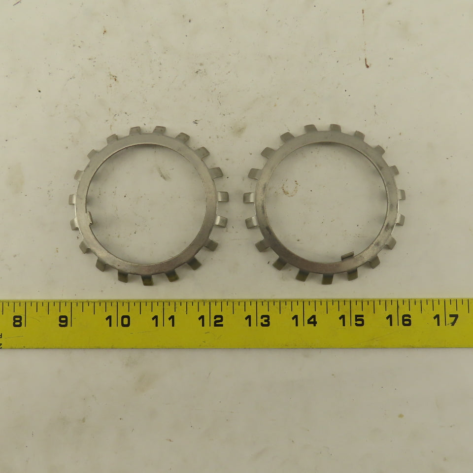 Whittet-Higgins WS-13 Stainless Steel Bearing Lock Washer 2.588" ID Lot Of 2