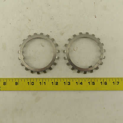 Whittet-Higgins WS-13 Stainless Steel Bearing Lock Washer 2.588" ID Lot Of 2