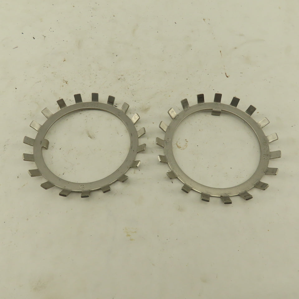 Whittet-Higgins WS-13 Stainless Steel Bearing Lock Washer 2.588" ID Lot Of 2