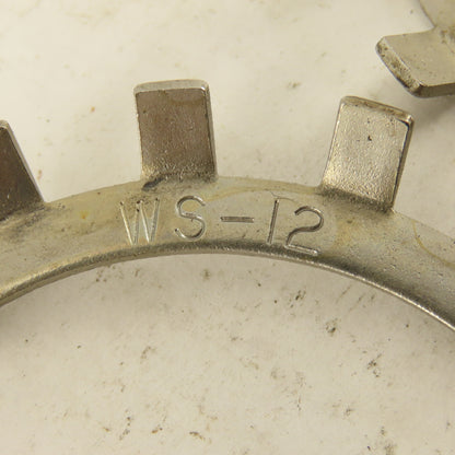 Whittet-Higgins WS-12 Stainless Steel Bearing Lock Washer 2.400" ID Lot Of 3