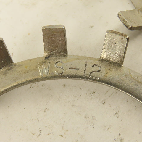 Whittet-Higgins WS-12 Stainless Steel Bearing Lock Washer 2.400" ID Lot Of 3