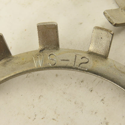 Whittet-Higgins WS-12 Stainless Steel Bearing Lock Washer 2.400" ID Lot Of 3