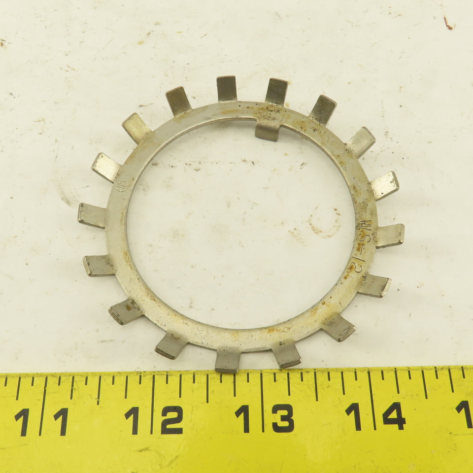Whittet-Higgins WS-12 Stainless Steel Bearing Lock Washer 2.400" ID Lot Of 3