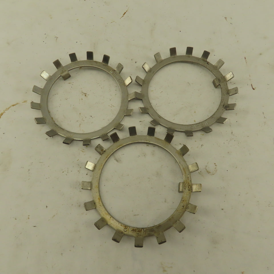 Whittet-Higgins WS-12 Stainless Steel Bearing Lock Washer 2.400" ID Lot Of 3
