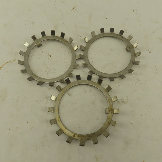 Whittet-Higgins WS-12 Stainless Steel Bearing Lock Washer 2.400" ID Lot Of 3