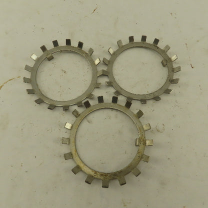 Whittet-Higgins WS-12 Stainless Steel Bearing Lock Washer 2.400" ID Lot Of 3