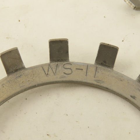 Whittet-Higgins WS-11 Stainless Steel Bearing Lock Washer 2.182 ID Lot Of 5