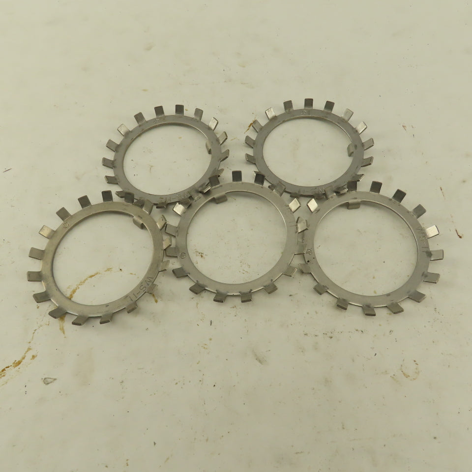Whittet-Higgins WS-11 Stainless Steel Bearing Lock Washer 2.182 ID Lot Of 5