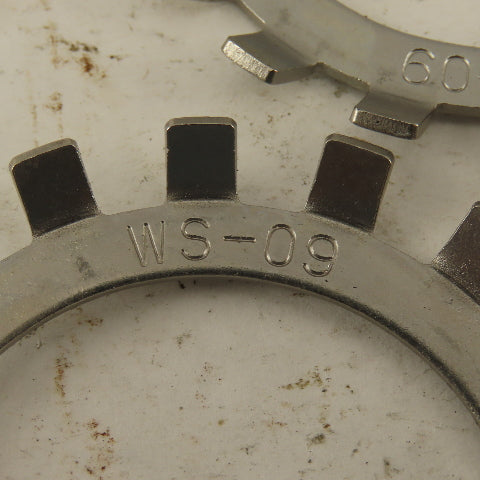 Whittet-Higgins WS-09 Stainless Steel Bearing Lock Washer 1.792 ID Lot Of 5