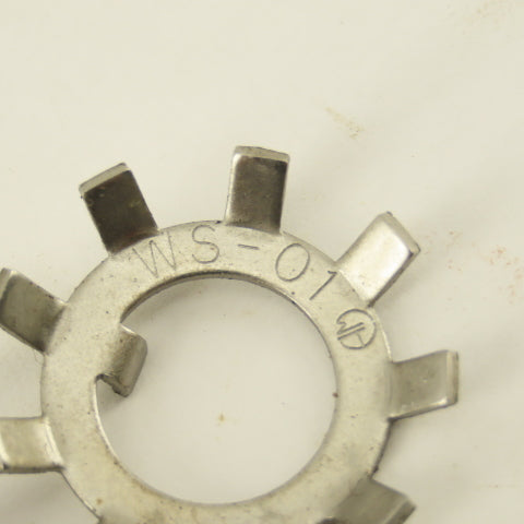 Whittet-Higgins WS-01 Stainless Steel Bearing Lock Washer 0.484 ID Lot Of 4