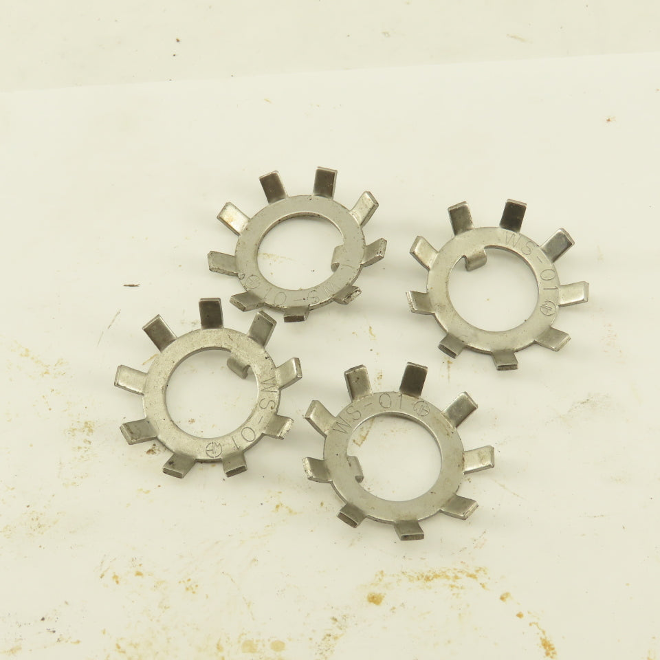 Whittet-Higgins WS-01 Stainless Steel Bearing Lock Washer 0.484 ID Lot Of 4