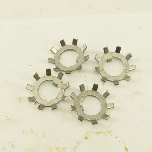 Whittet-Higgins WS-01 Stainless Steel Bearing Lock Washer 0.484 ID Lot Of 4