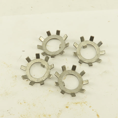 Whittet-Higgins WS-01 Stainless Steel Bearing Lock Washer 0.484 ID Lot Of 4