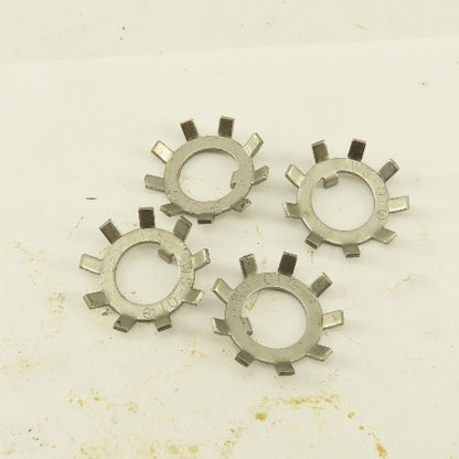 Whittet-Higgins WS-01 Stainless Steel Bearing Lock Washer 0.484 ID Lot Of 4