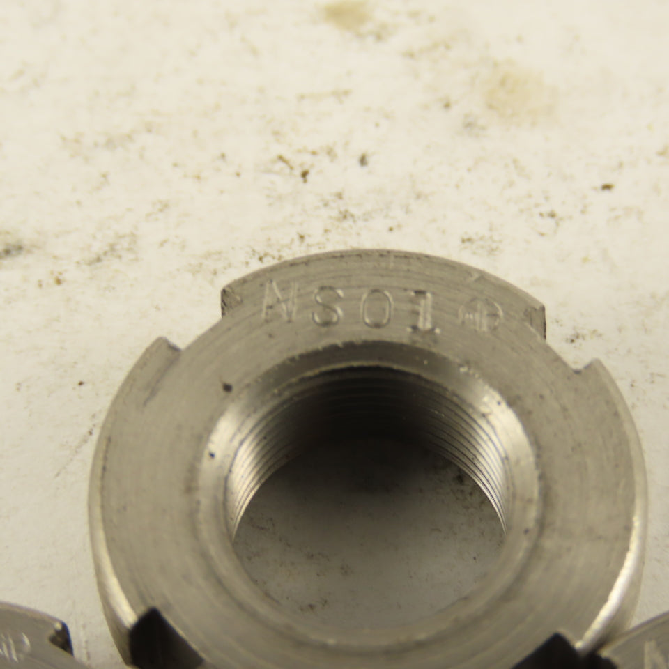 Whittet-Higgins NS01 Stainless Steel Bearing Retaining Nut .469-32 Thread Lot/3