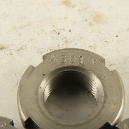 Whittet-Higgins NS01 Stainless Steel Bearing Retaining Nut .469-32 Thread Lot/3
