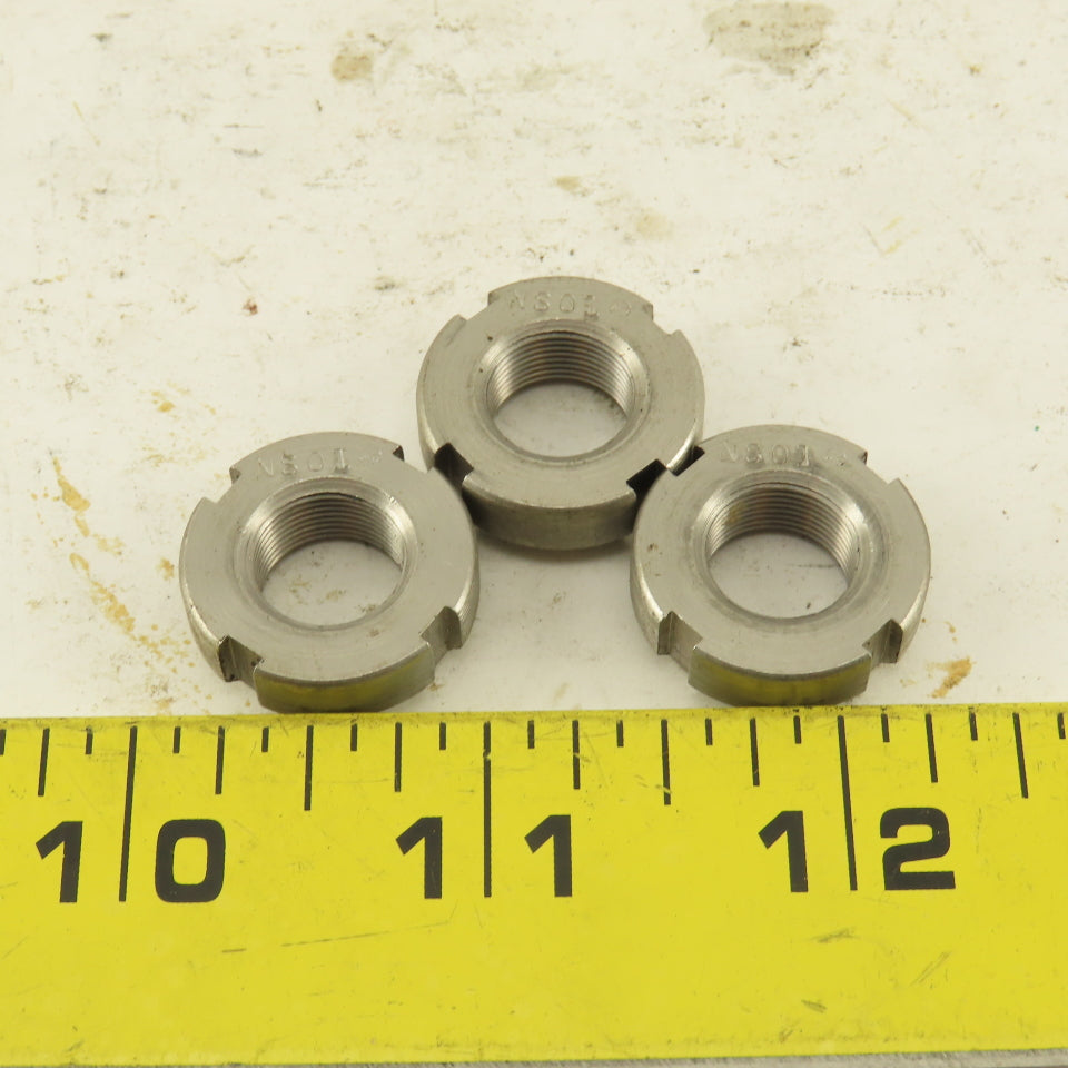 Whittet-Higgins NS01 Stainless Steel Bearing Retaining Nut .469-32 Thread Lot/3