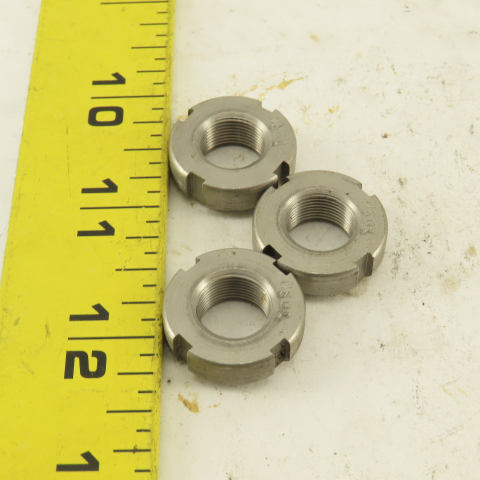 Whittet-Higgins NS01 Stainless Steel Bearing Retaining Nut .469-32 Thread Lot/3