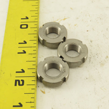 Whittet-Higgins NS01 Stainless Steel Bearing Retaining Nut .469-32 Thread Lot/3