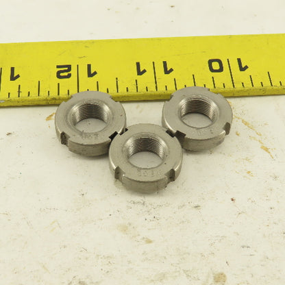 Whittet-Higgins NS01 Stainless Steel Bearing Retaining Nut .469-32 Thread Lot/3