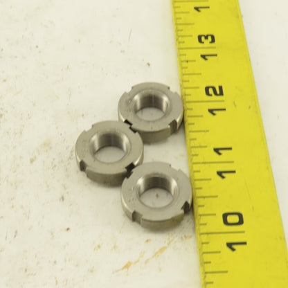 Whittet-Higgins NS01 Stainless Steel Bearing Retaining Nut .469-32 Thread Lot/3