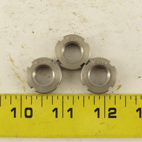 Whittet-Higgins NS01 Stainless Steel Bearing Retaining Nut .469-32 Thread Lot/3
