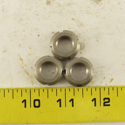 Whittet-Higgins NS01 Stainless Steel Bearing Retaining Nut .469-32 Thread Lot/3
