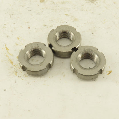 Whittet-Higgins NS01 Stainless Steel Bearing Retaining Nut .469-32 Thread Lot/3