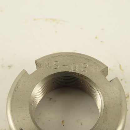 Whittet-Higgins NS-02 Stainless Steel Bearing Retaining Nut .586-32 Thread Lot/3