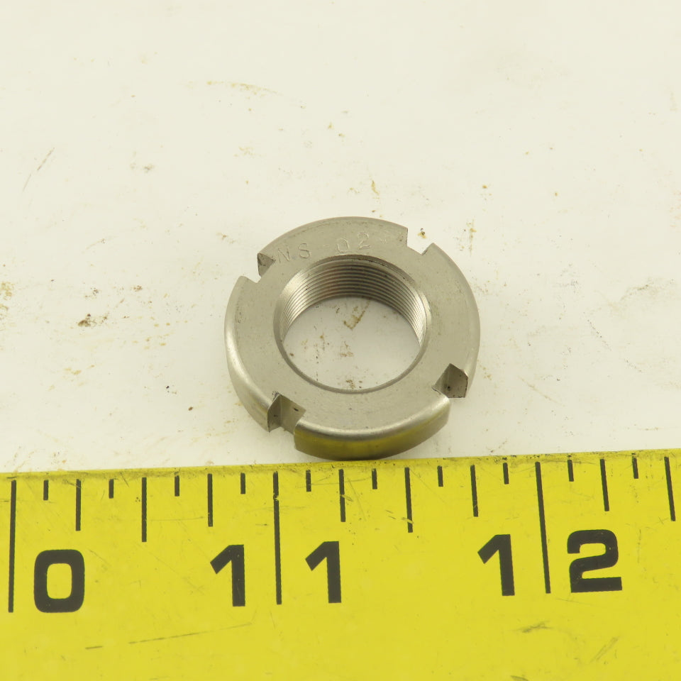 Whittet-Higgins NS-02 Stainless Steel Bearing Retaining Nut .586-32 Thread Lot/3