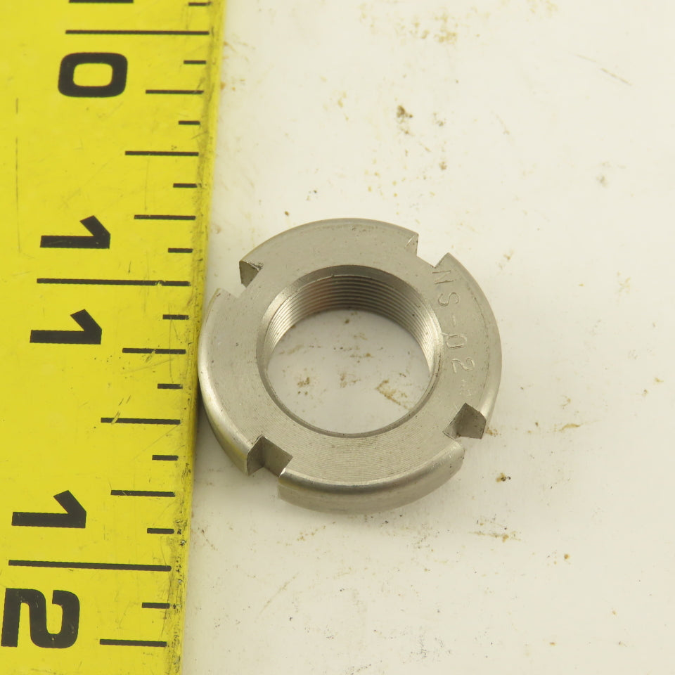 Whittet-Higgins NS-02 Stainless Steel Bearing Retaining Nut .586-32 Thread Lot/3