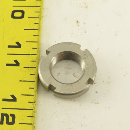 Whittet-Higgins NS-02 Stainless Steel Bearing Retaining Nut .586-32 Thread Lot/3