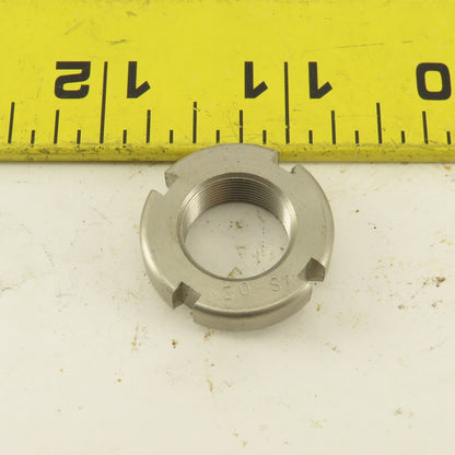 Whittet-Higgins NS-02 Stainless Steel Bearing Retaining Nut .586-32 Thread Lot/3