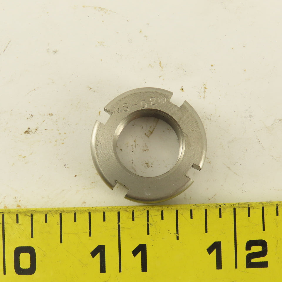 Whittet-Higgins NS-02 Stainless Steel Bearing Retaining Nut .586-32 Thread Lot/3