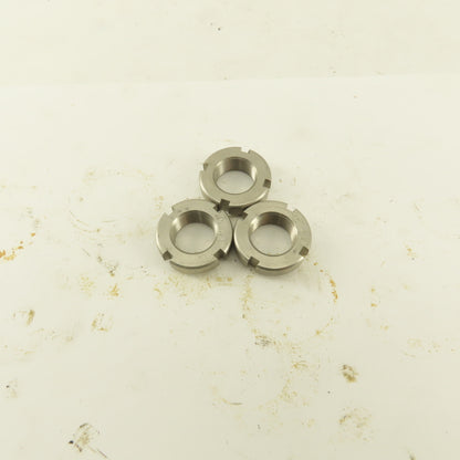 Whittet-Higgins NS-02 Stainless Steel Bearing Retaining Nut .586-32 Thread Lot/3