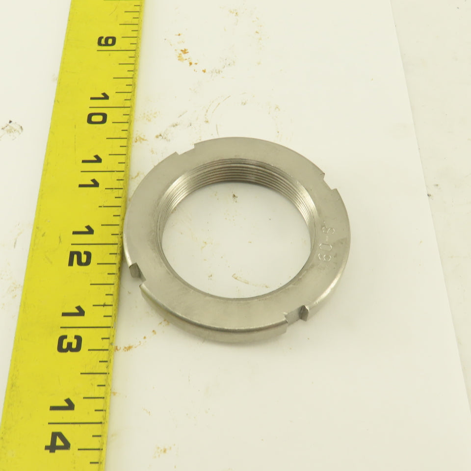 Whittet-Higgins NS-09 Stainless Steel Bearing Retaining Nut 1.767-18 Thread